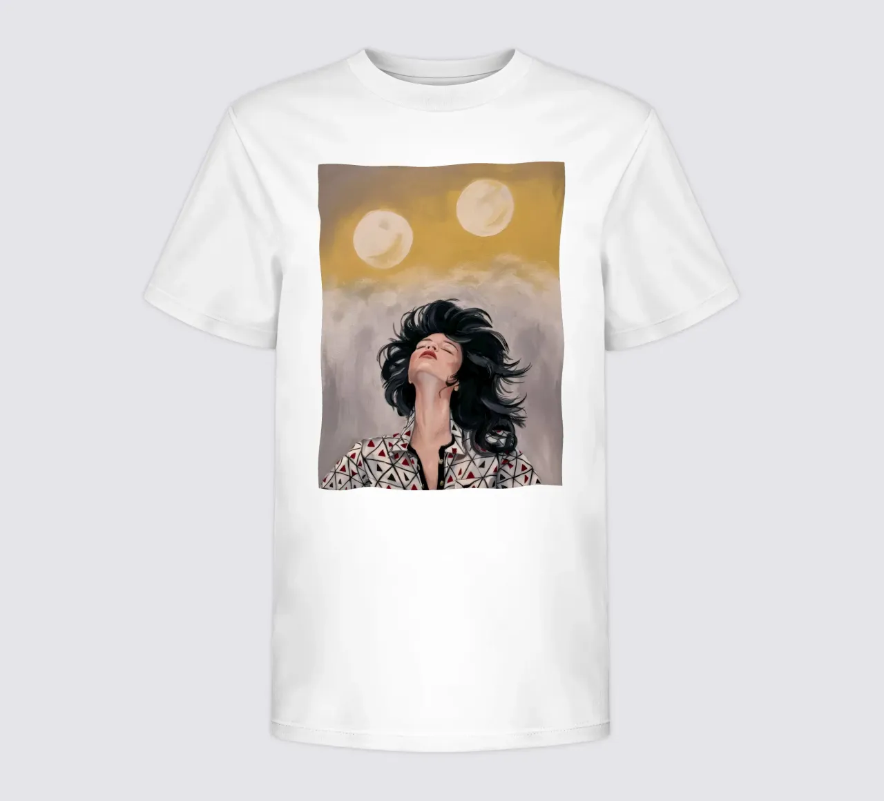 Celestial Wind Gaze kids t-shirt by Vivid Reverie