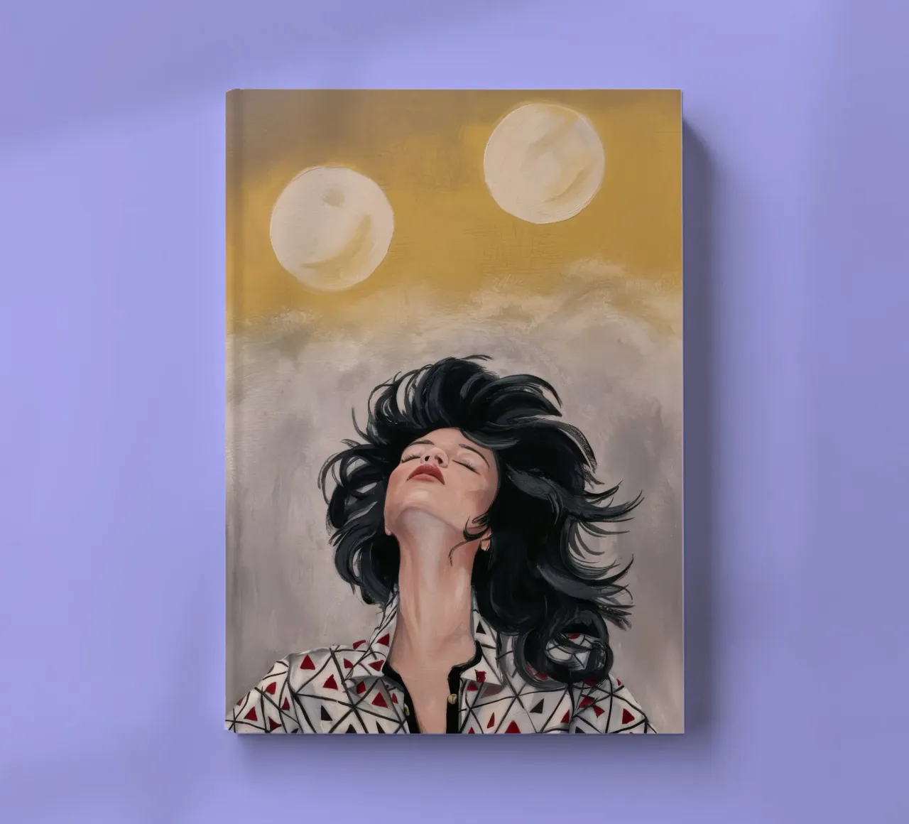 Celestial Wind Gaze notebook by Vivid Reverie
