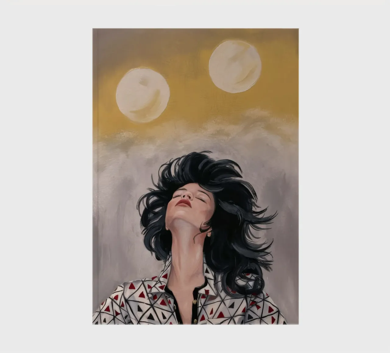 Celestial Wind Gaze notebook by Vivid Reverie