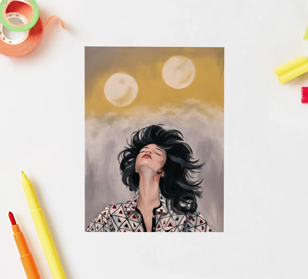Celestial Wind Gaze sticker by Vivid Reverie
