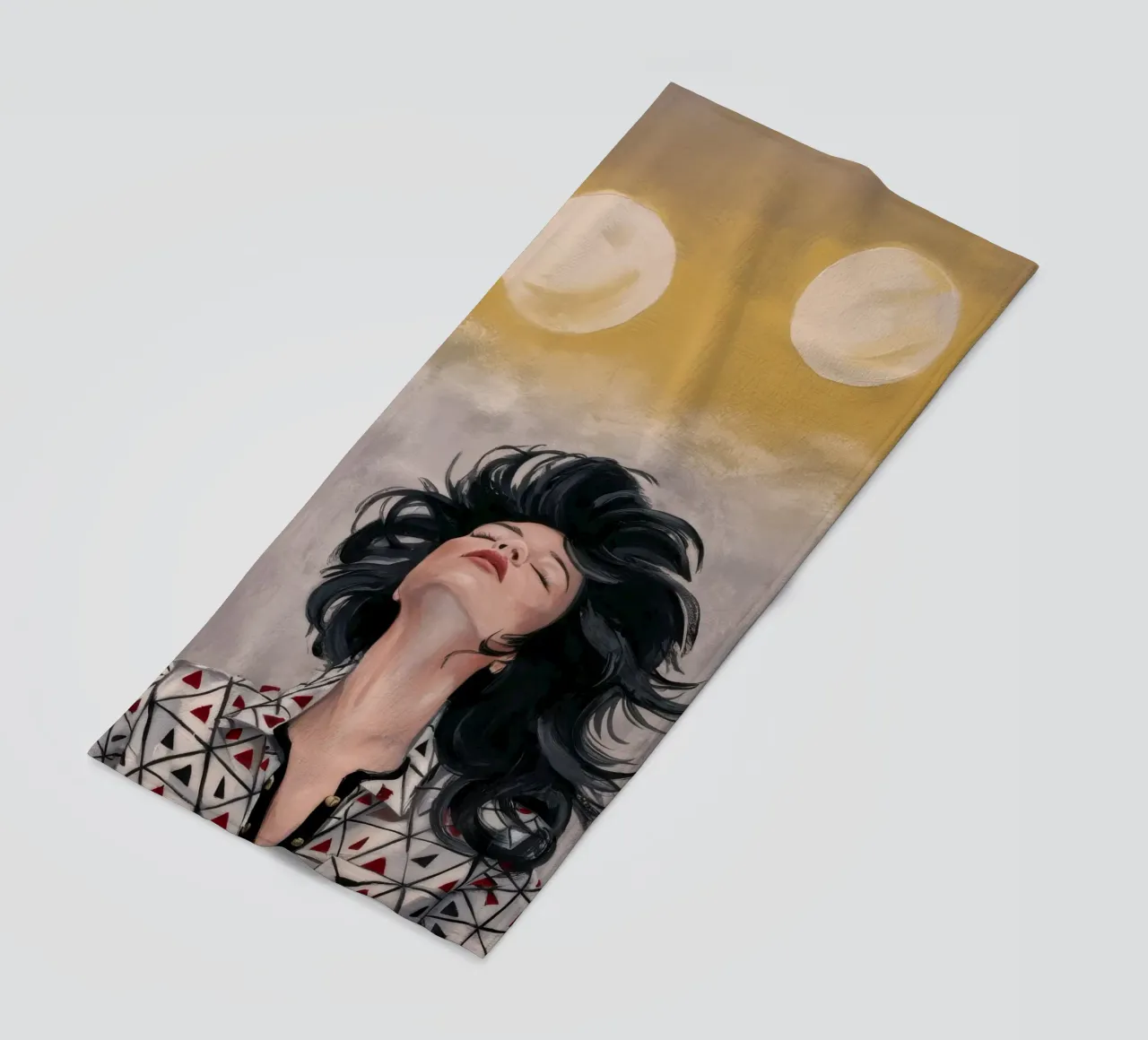 Celestial Wind Gaze beach towel by Vivid Reverie