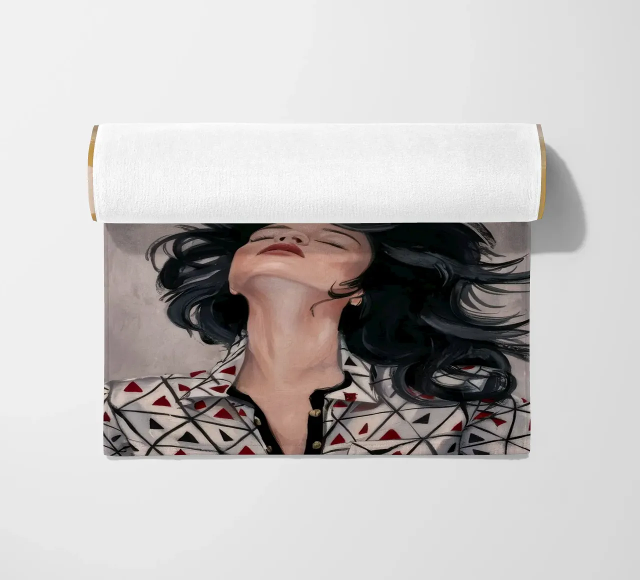 Celestial Wind Gaze beach towel by Vivid Reverie