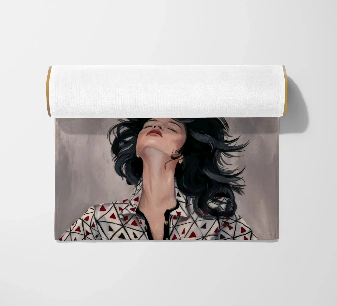 Celestial Wind Gaze beach towel by Vivid Reverie