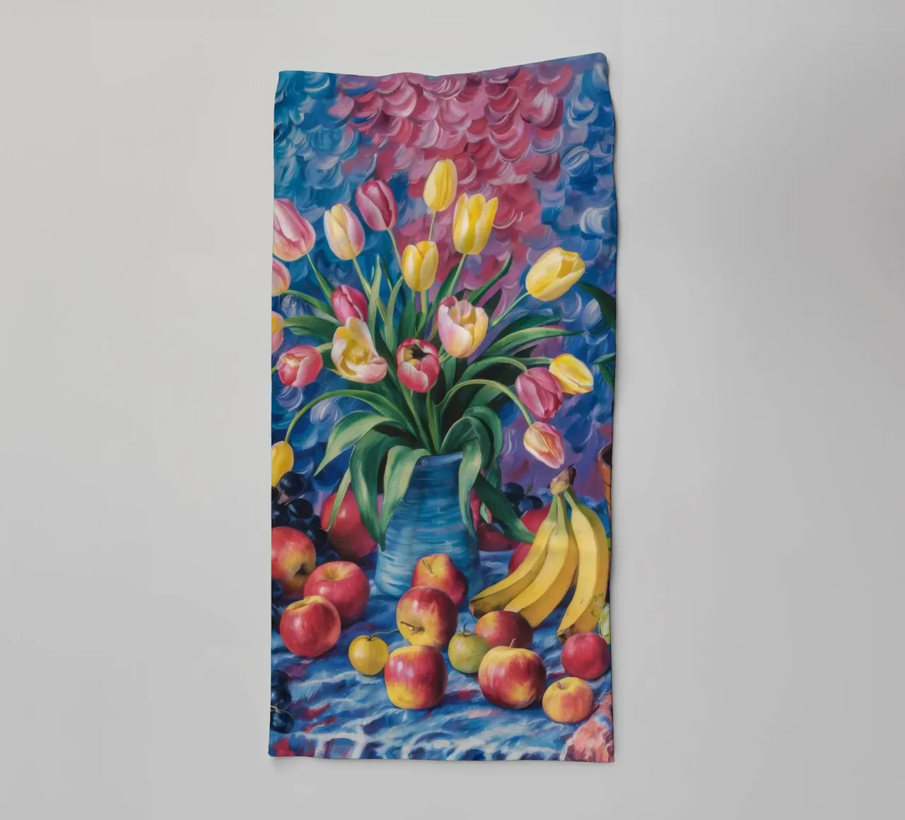 Bloemenfeest in de schemering badhanddoek van Lush Essence