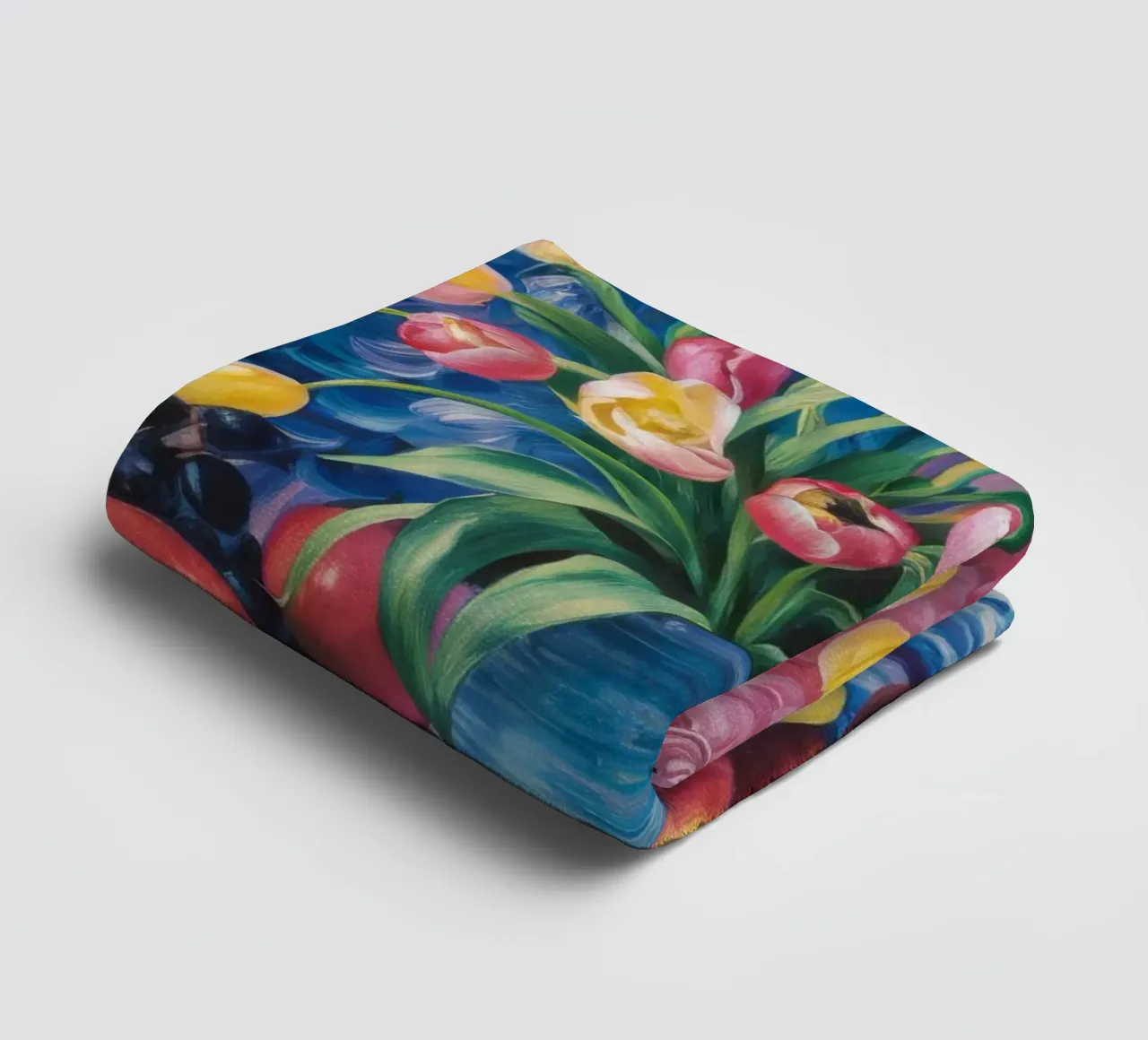 Bloemenfeest in de schemering badhanddoek van Lush Essence