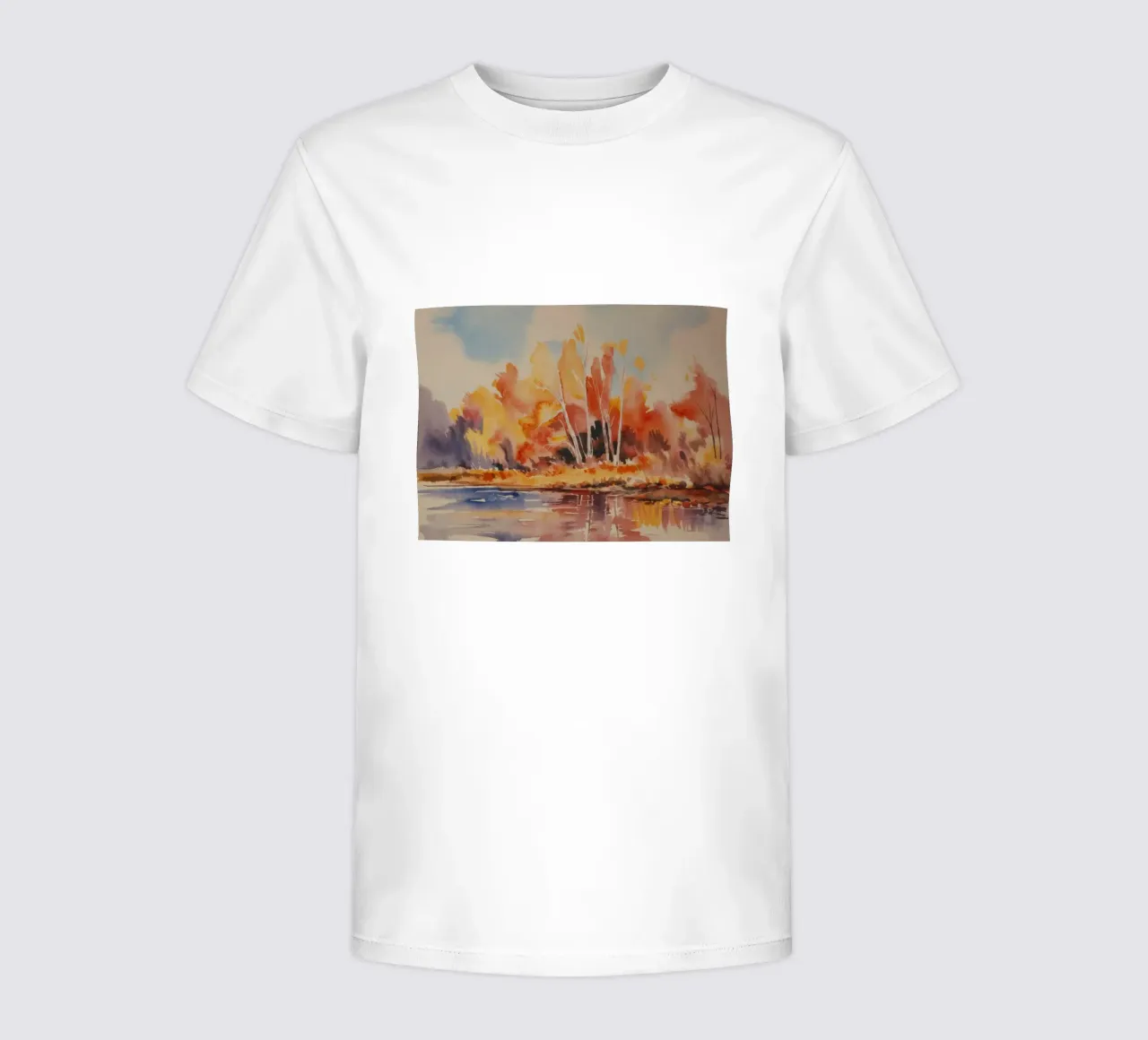Riflesso di betulla dorata t-shirt bambini da Lush Essence