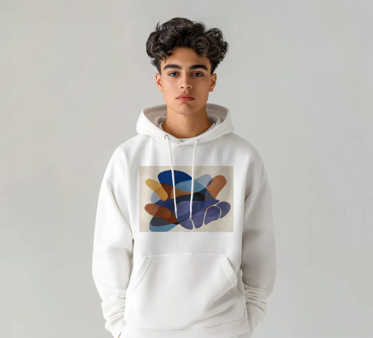 Nocturne Pebble Drift hoodie by Vivid Reverie