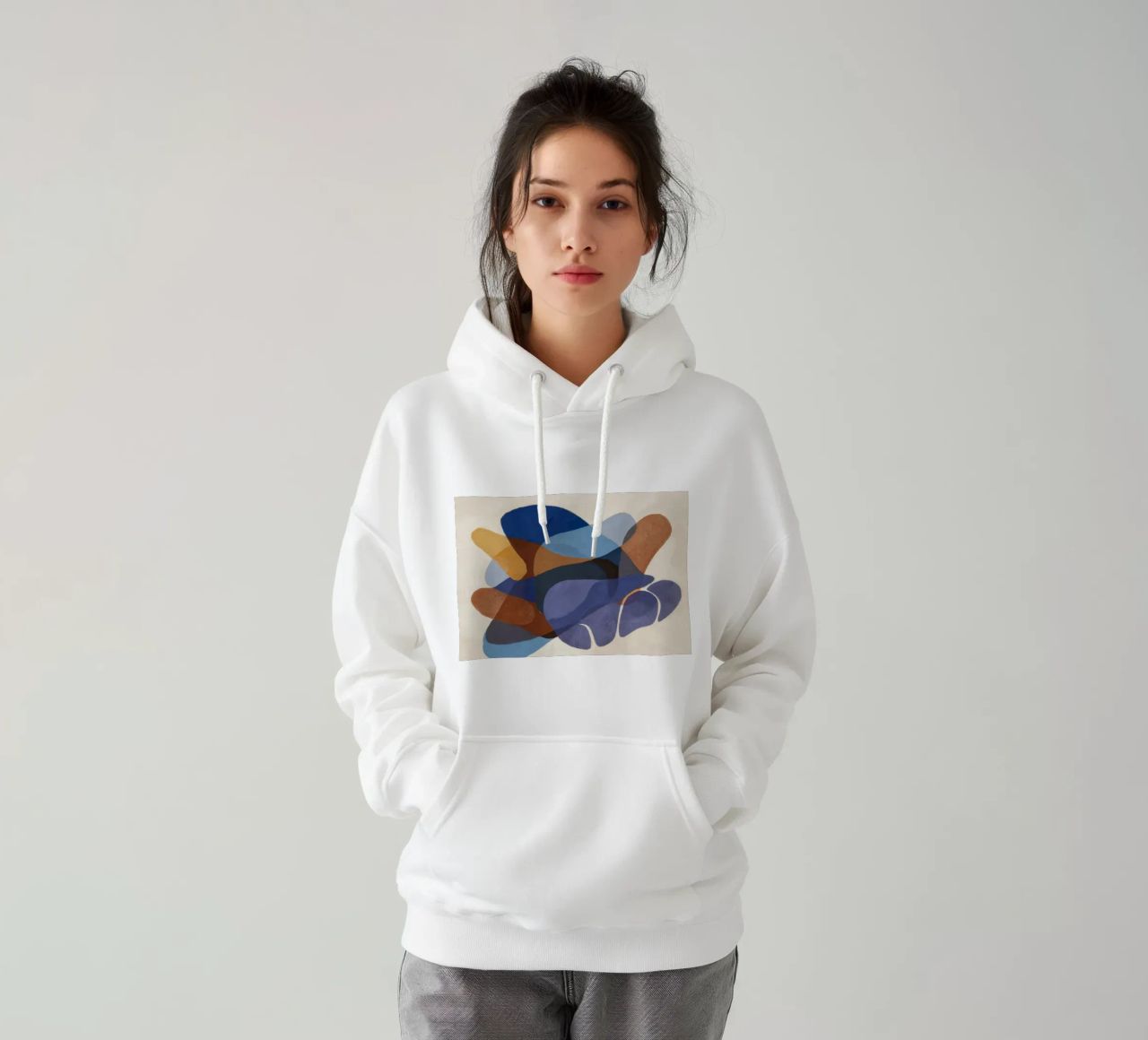 Notturno Pebble Drift felpa con cappuccio da Vivid Reverie