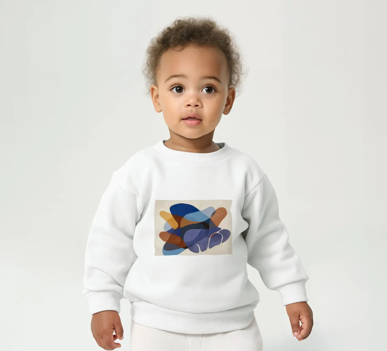 Nocturne Kiezelverstuiving baby sweatshirt van Vivid Reverie