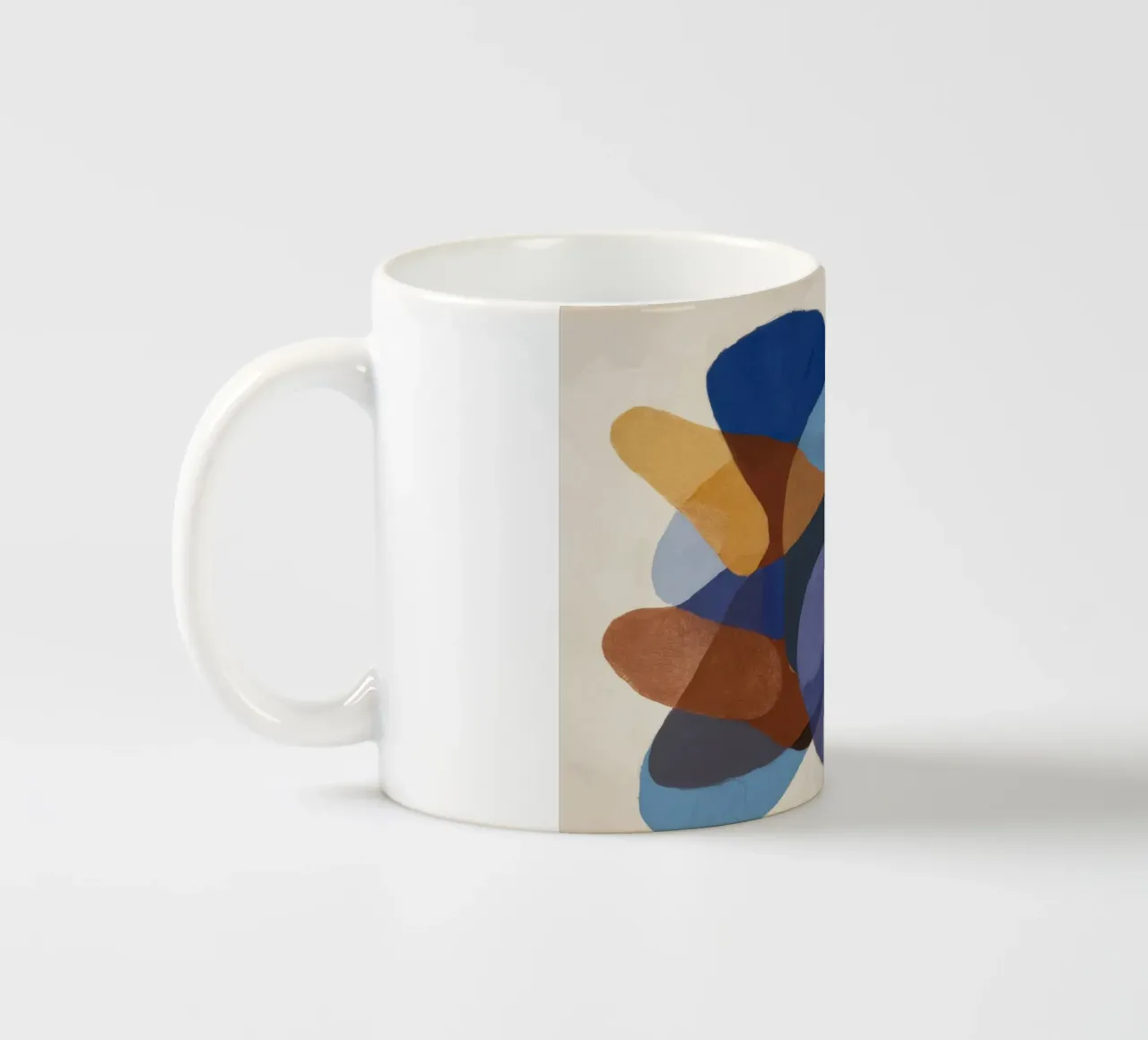 Nocturne Pebble Drift Keramik Tasse von Vivid Reverie