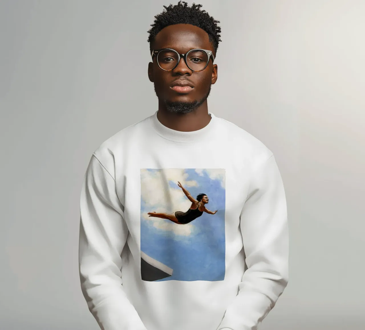 Sarah Morrissette - Taucher in der Luft I Sweatshirt von Rachelwhell
