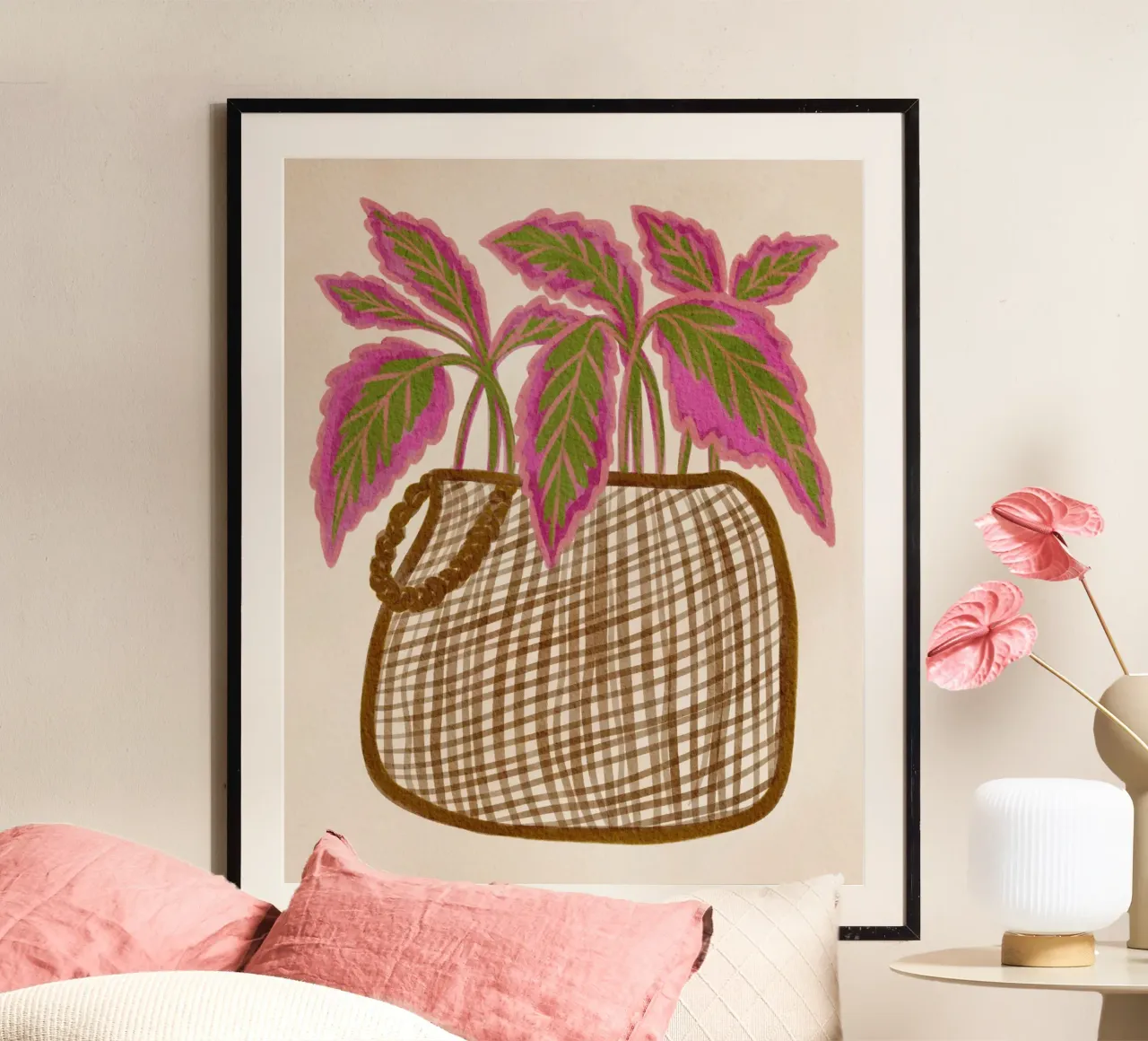 Leafy Basket poster by Nikita Jariwala
