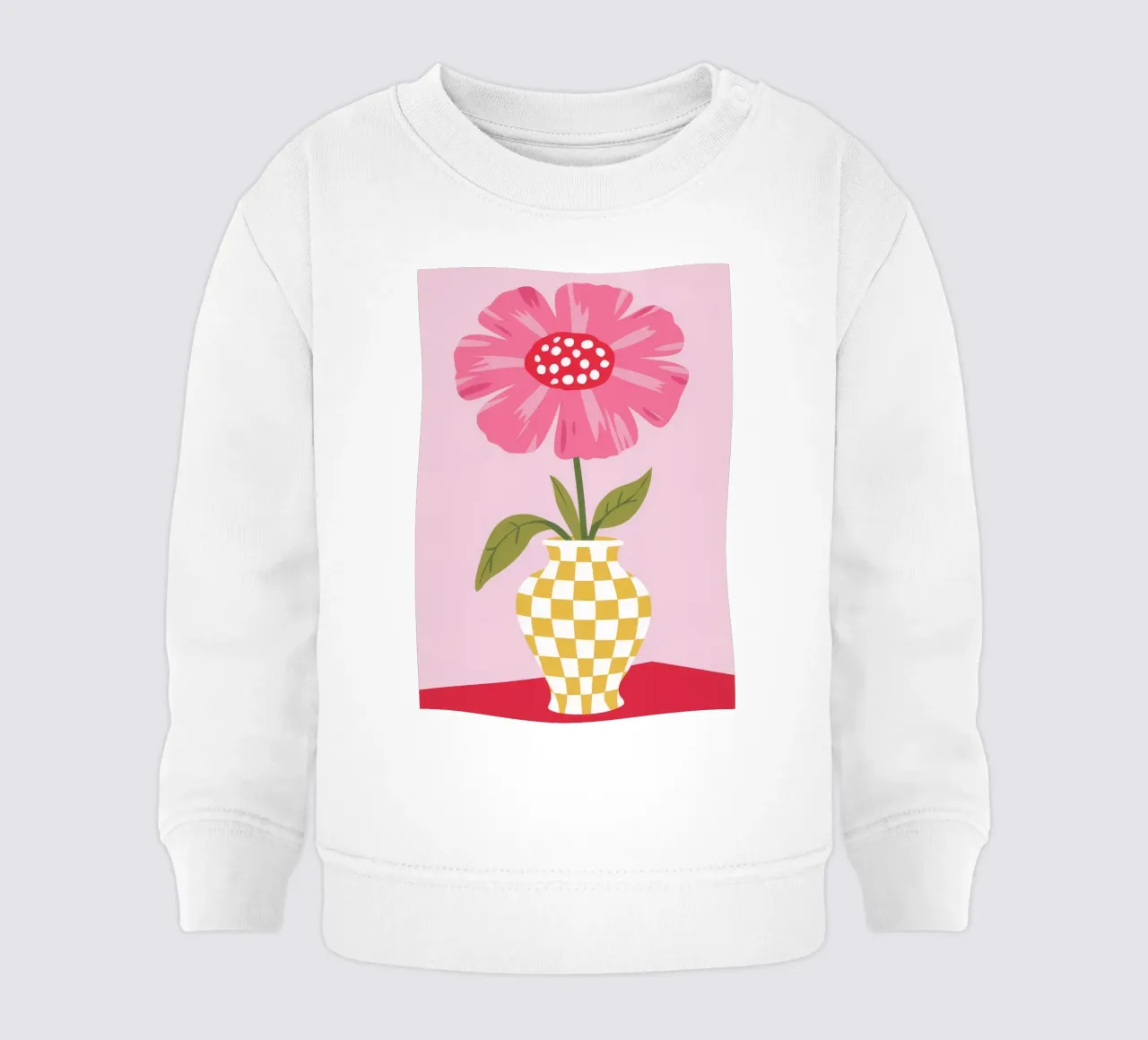Petalo Pop a scacchi felpa neonato da Moonlite Desire