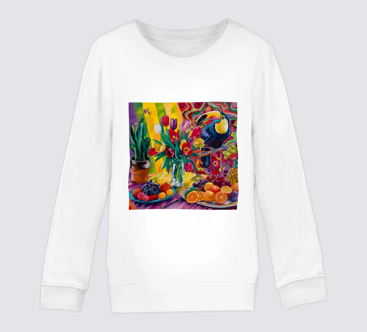 Crimson Velvet Abundance kids sweatshirt by Lush Essence