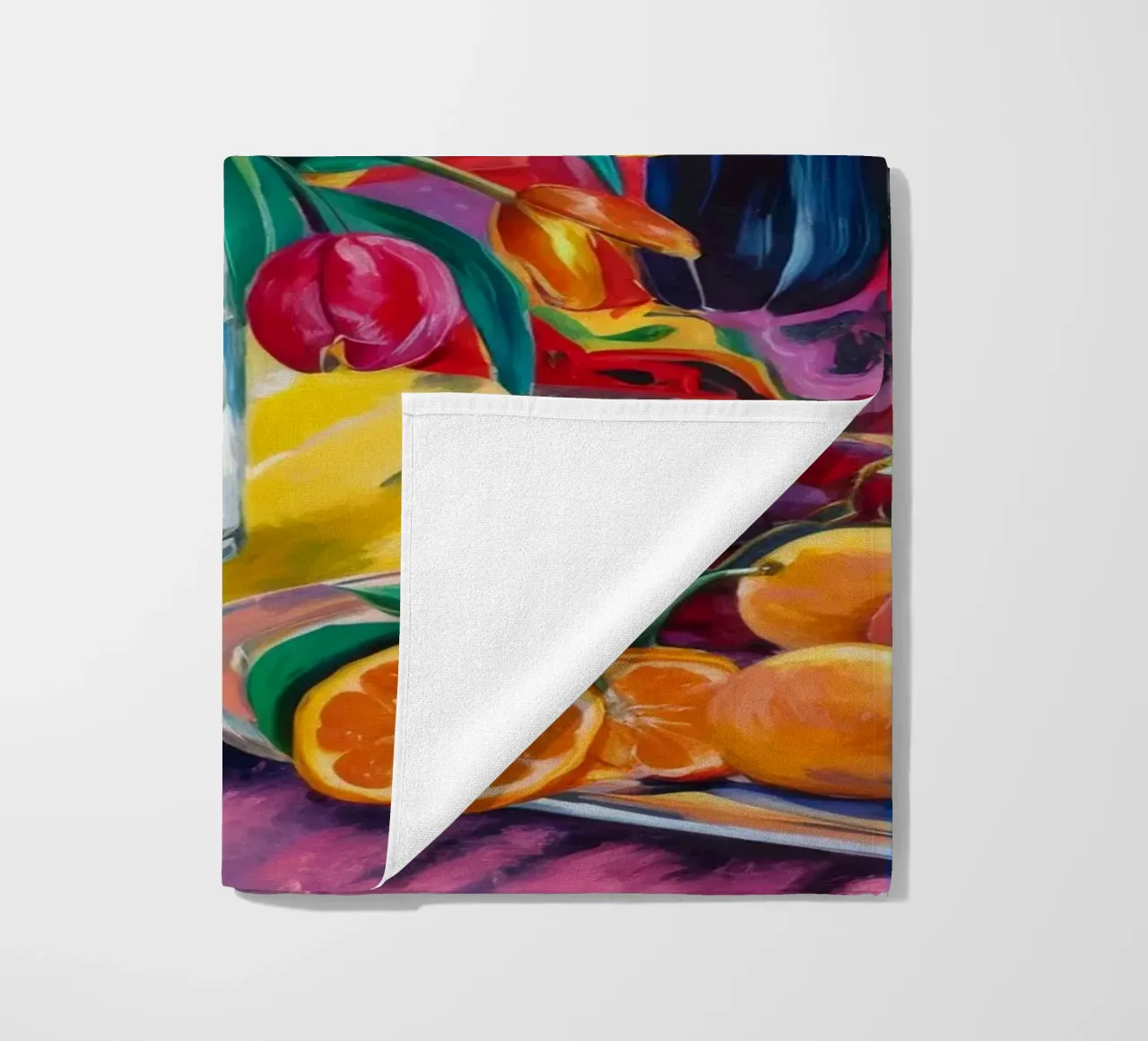 Crimson Velvet Abundance beach towel by Lush Essence