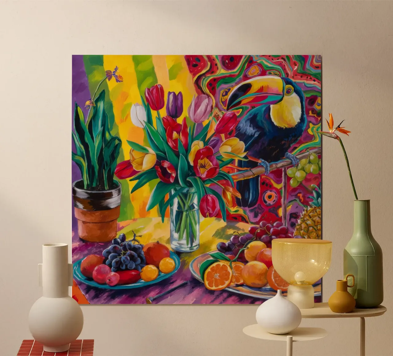 Abbondanza di velluto cremisi poster da Lush Essence