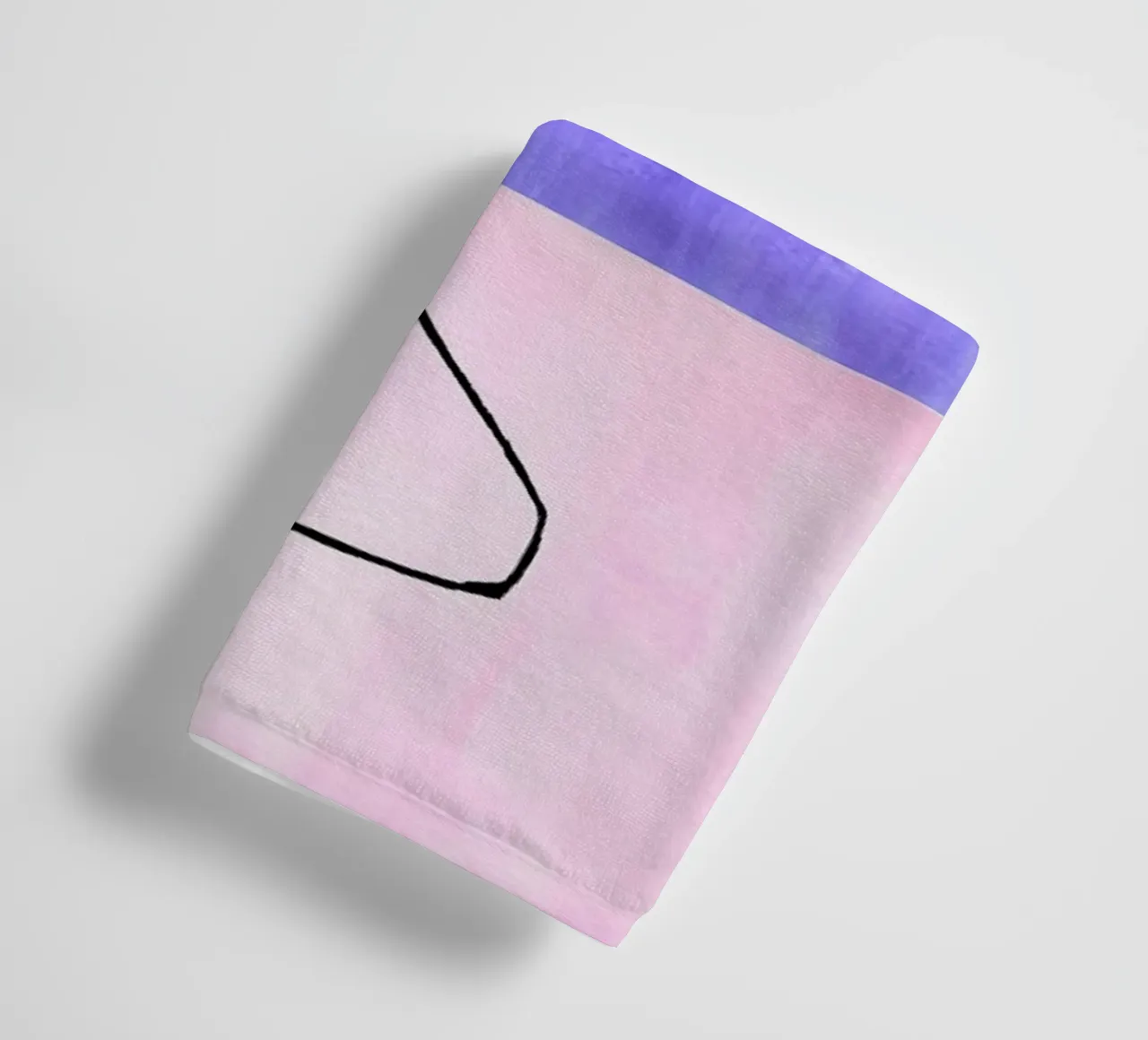Periwinkle Vase towel by EnShape