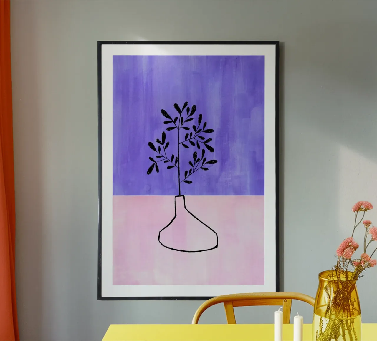 Periwinkle Vase poster da EnShape