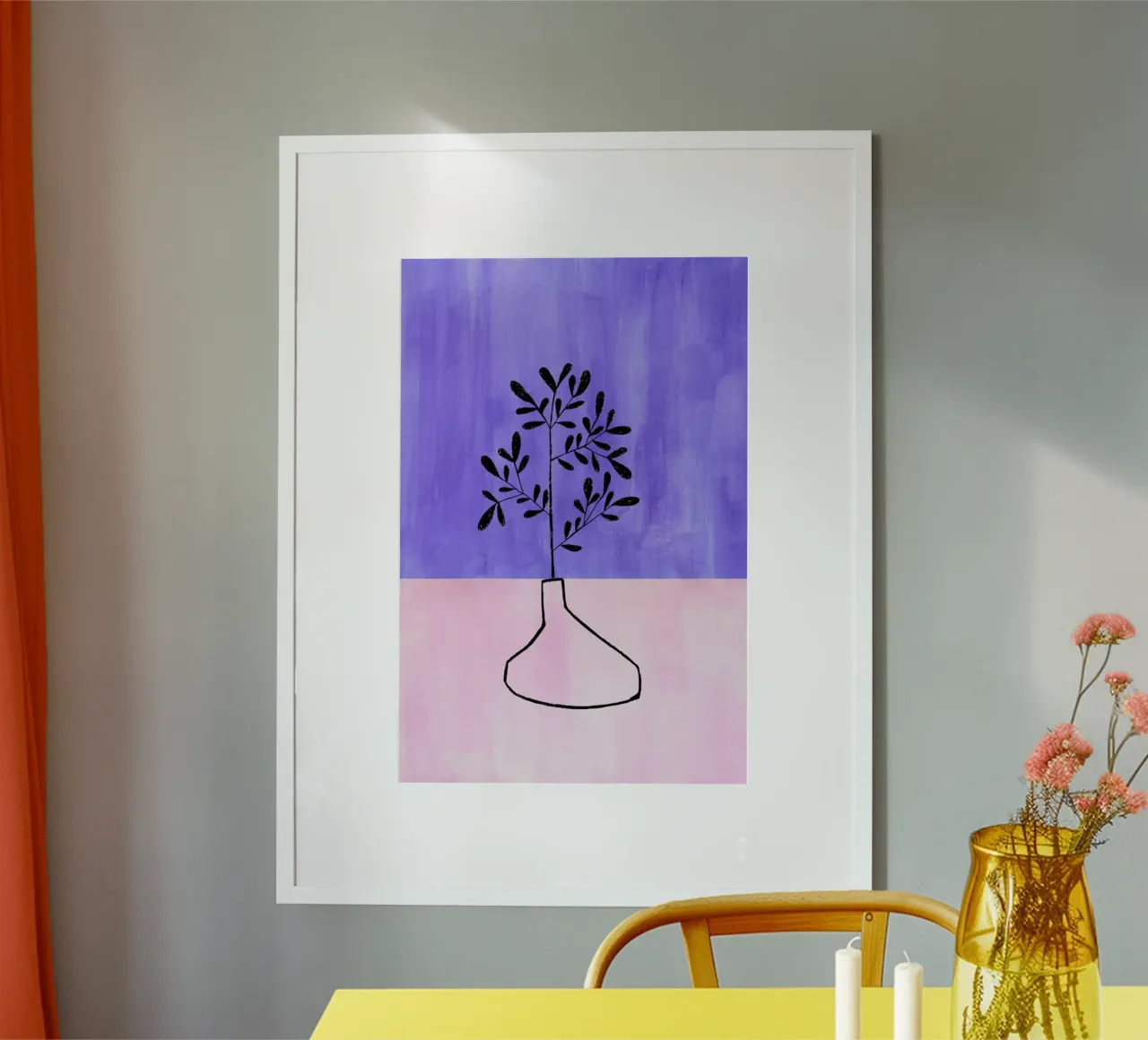 Periwinkle Vase poster da EnShape