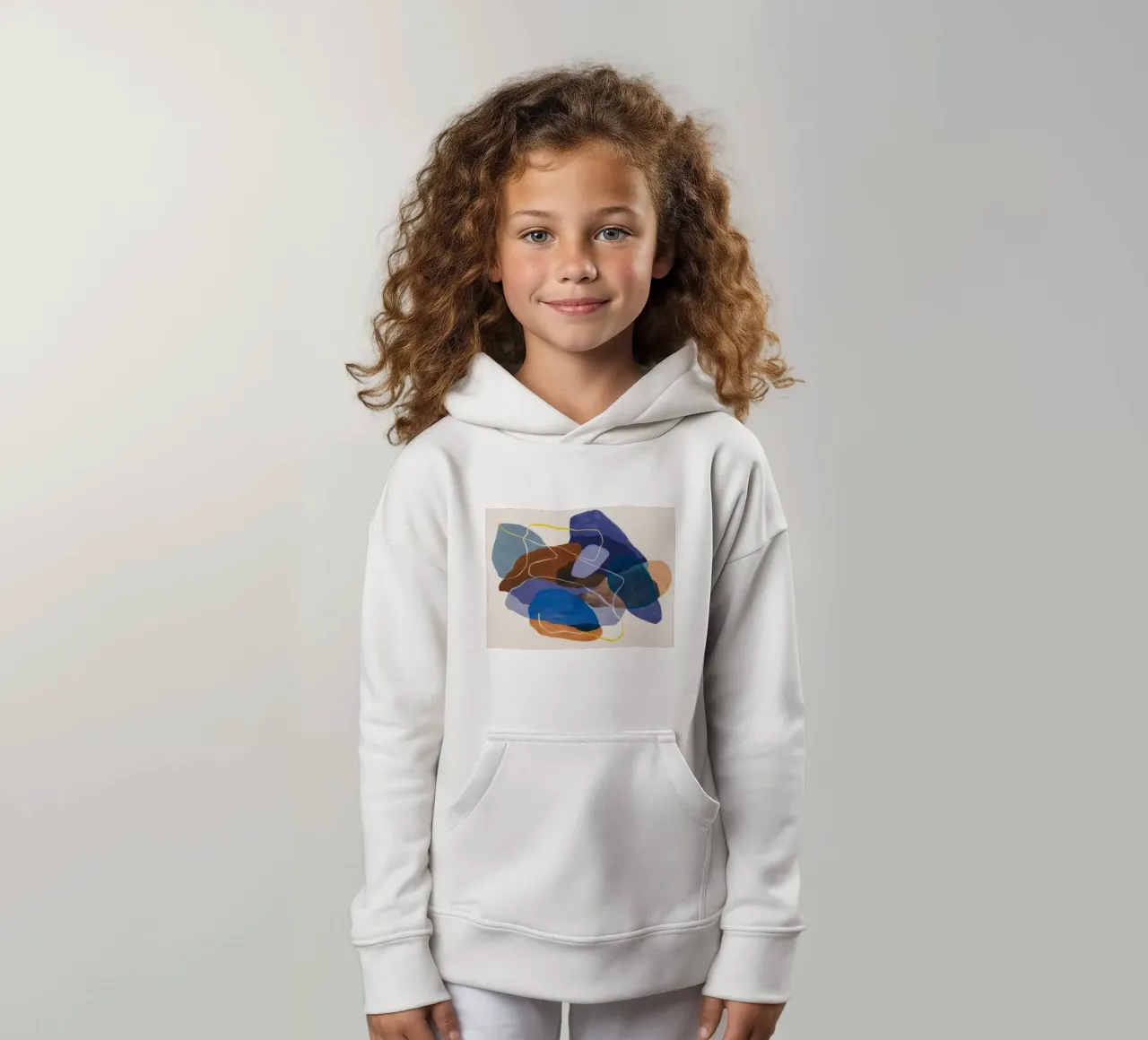 Ochre Line Strata Kinder Hoodie von Vivid Reverie