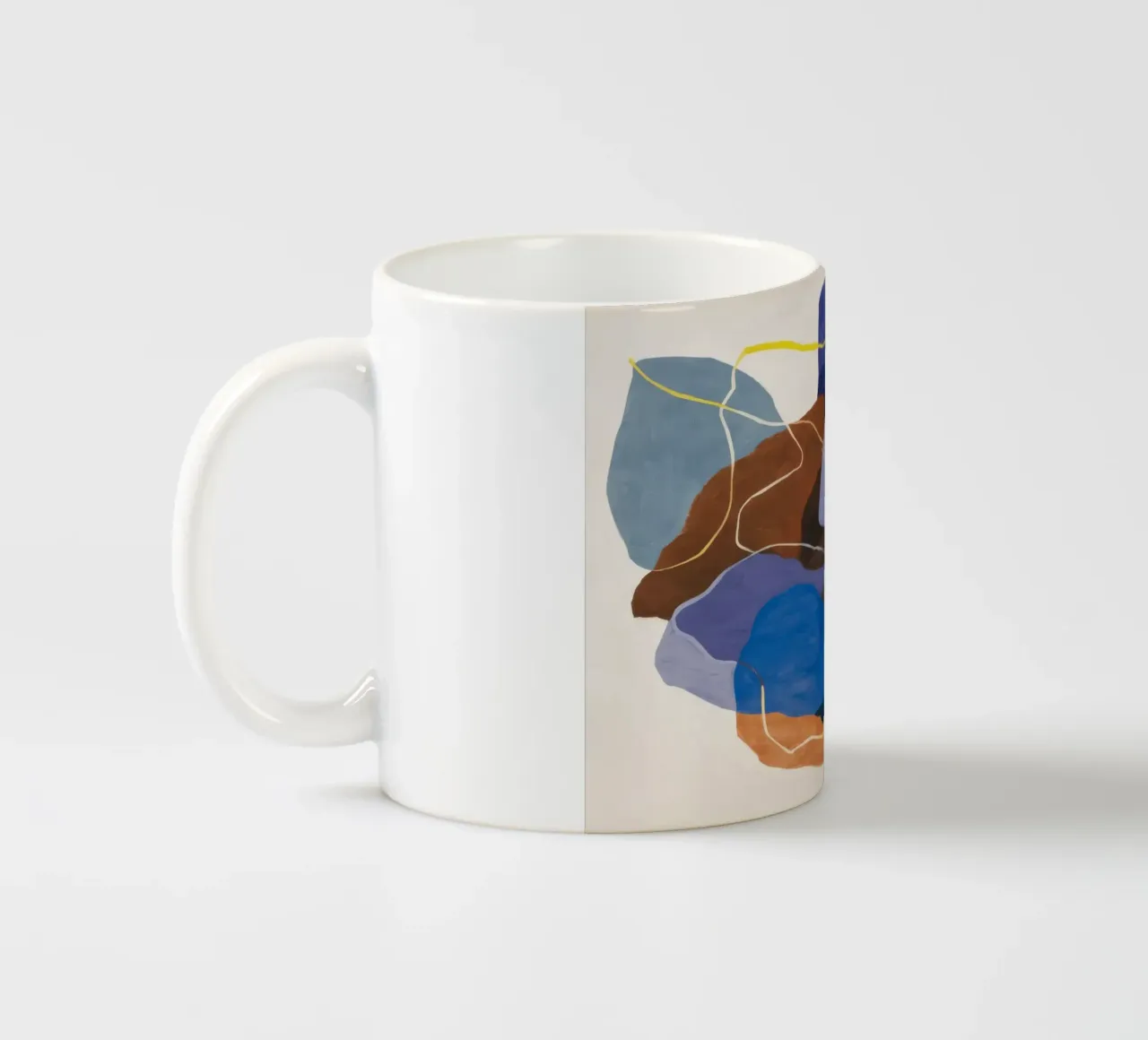 Linea ocra Strata tazza in ceramica da Vivid Reverie