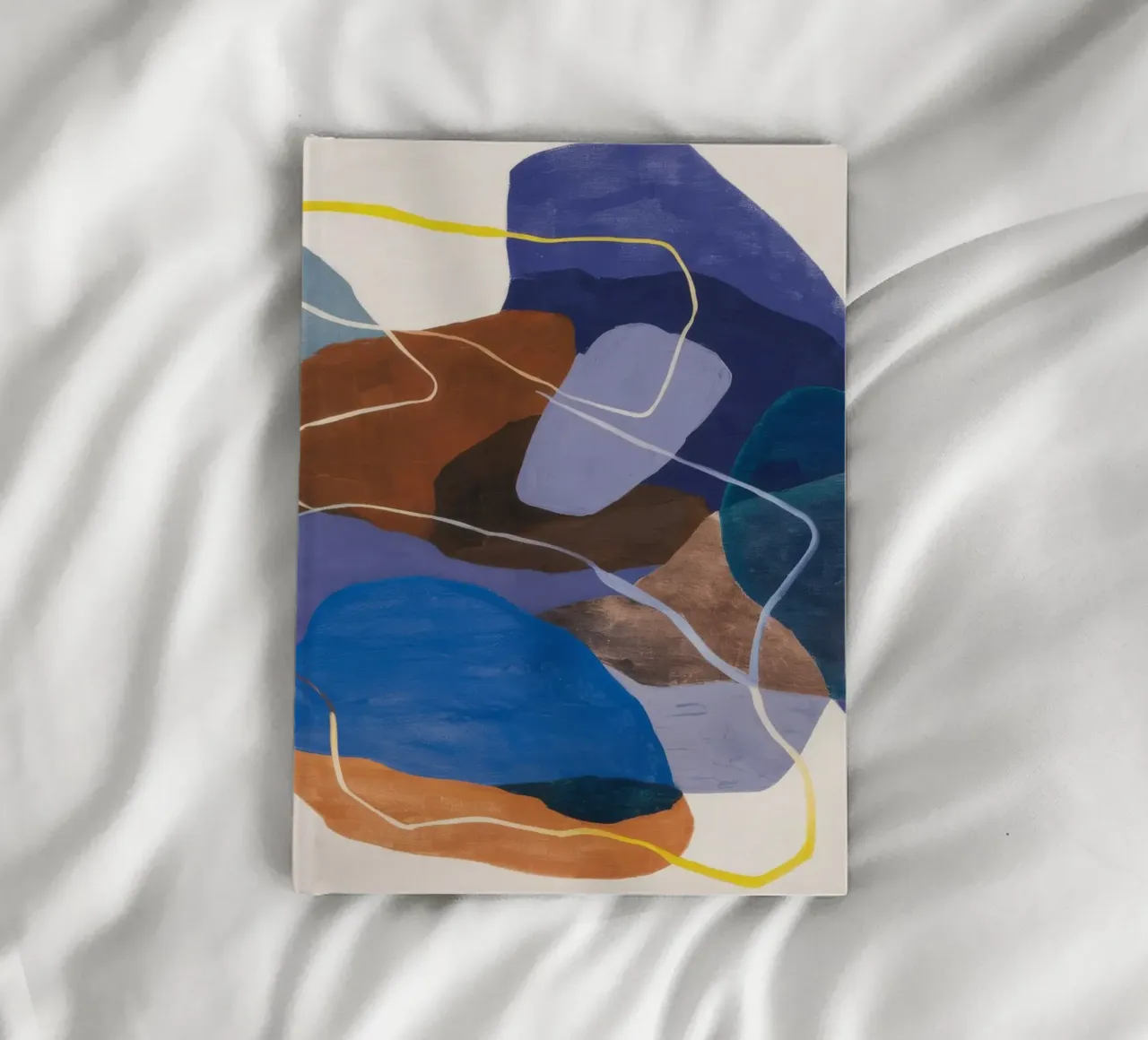 Ochre Line Strata notebook by Vivid Reverie