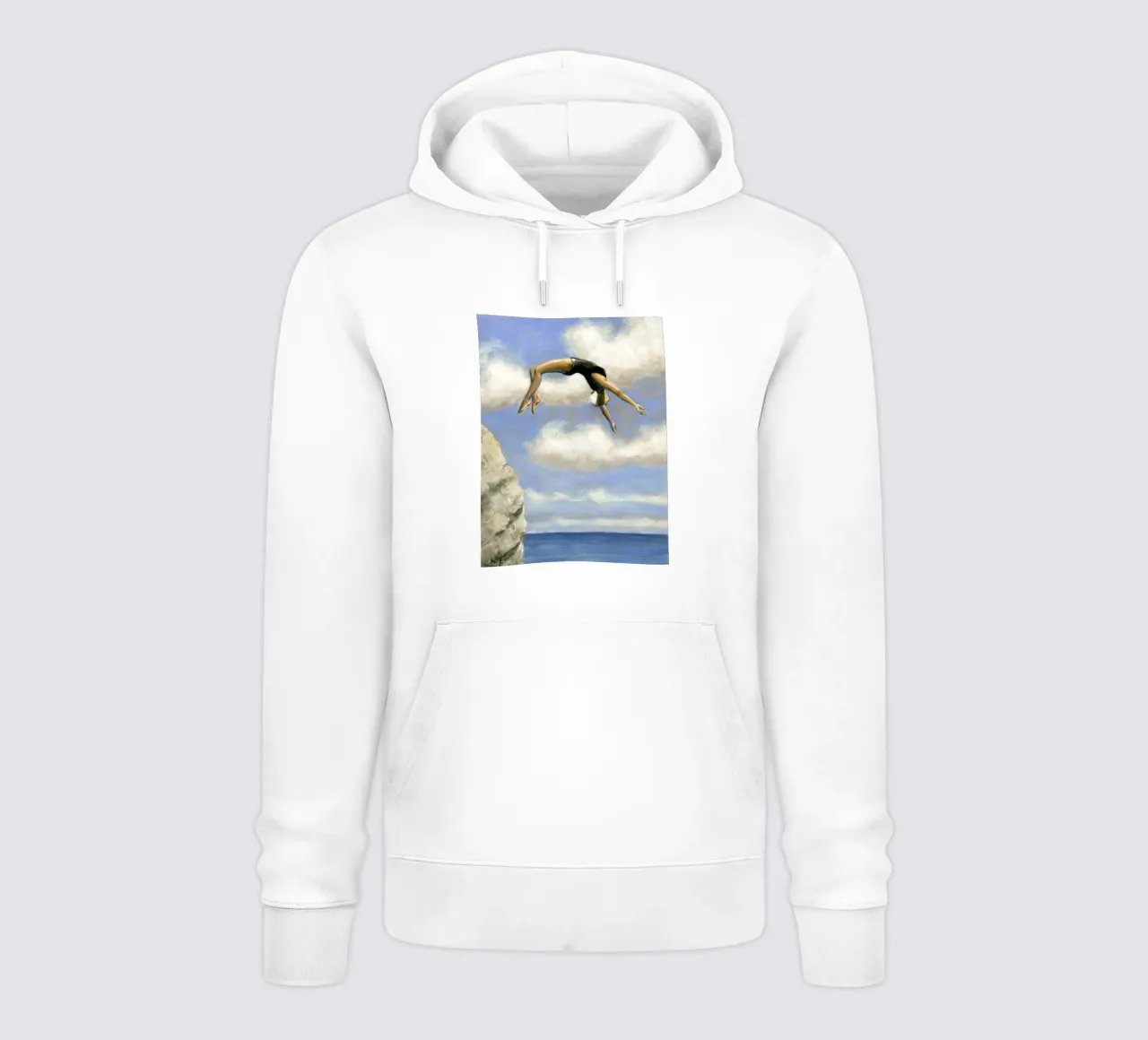 Sarah Morrissette - Diving From a Rock hoodie by Rachelwhell