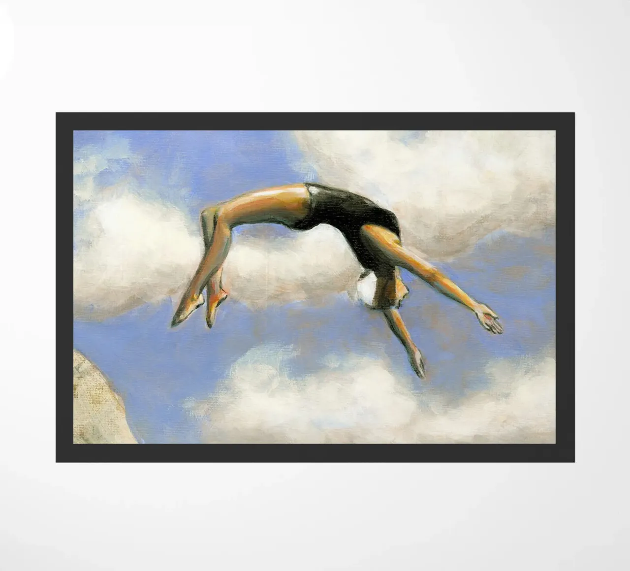 Sarah Morrissette - Buceando desde una roca felpudo de Rachelwhell