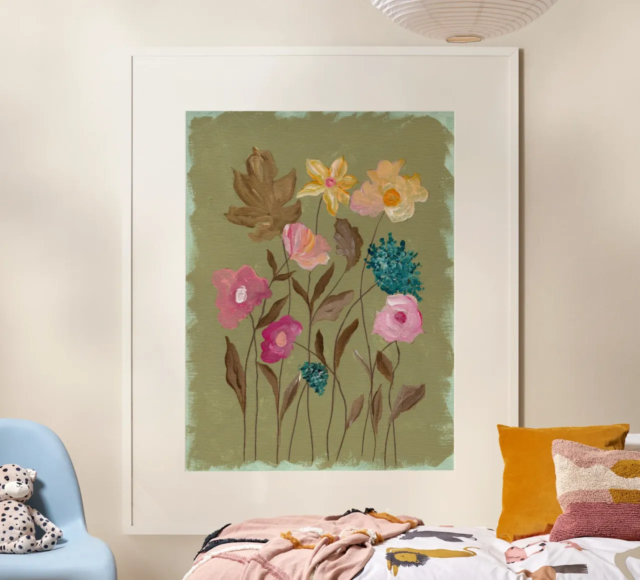 Blush In Bloom poster by Nikita Jariwala