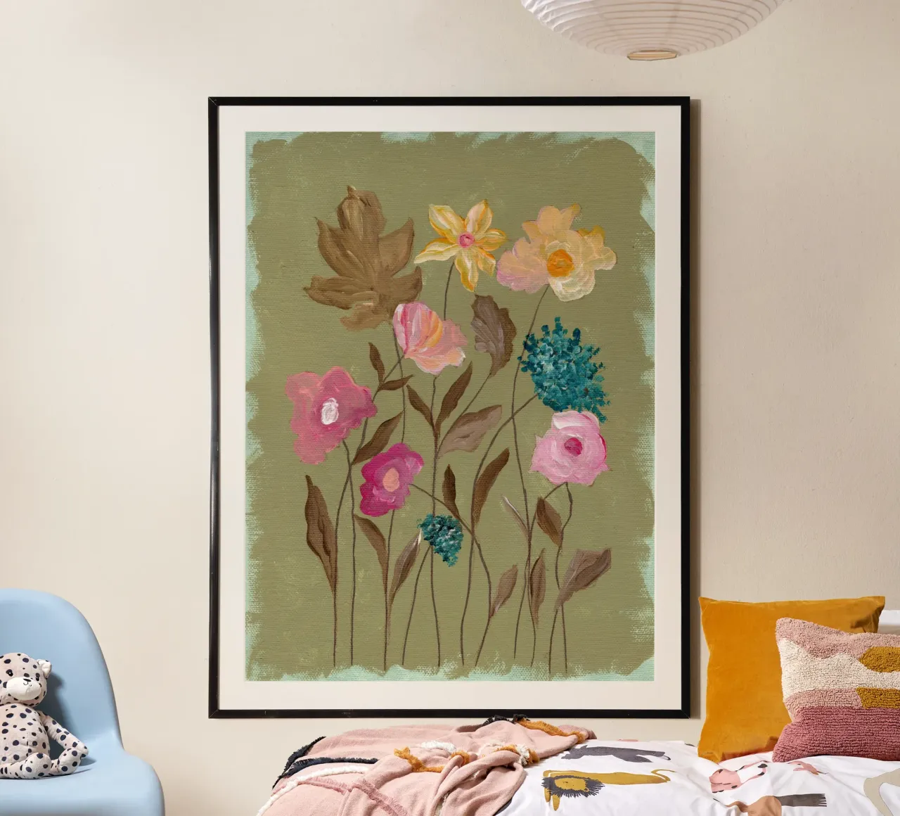 Blush in fiore poster da Nikita Jariwala