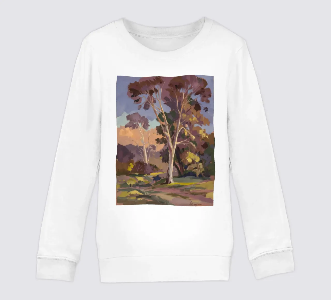 Eucalyptus Grove Haze felpa bambino da Radiance Landscape