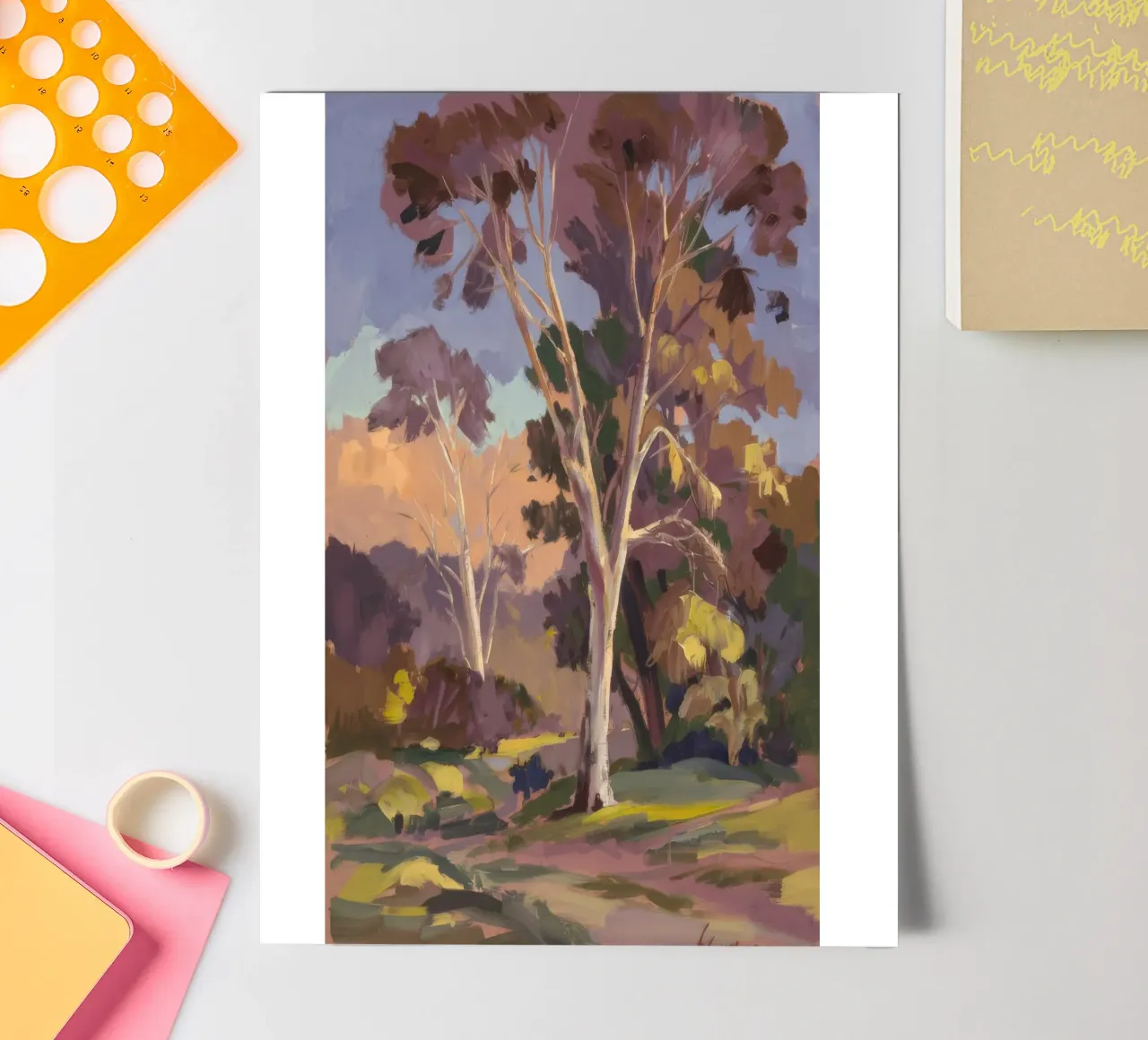 Eucalyptus Grove Haze foglio adesivo da Radiance Landscape
