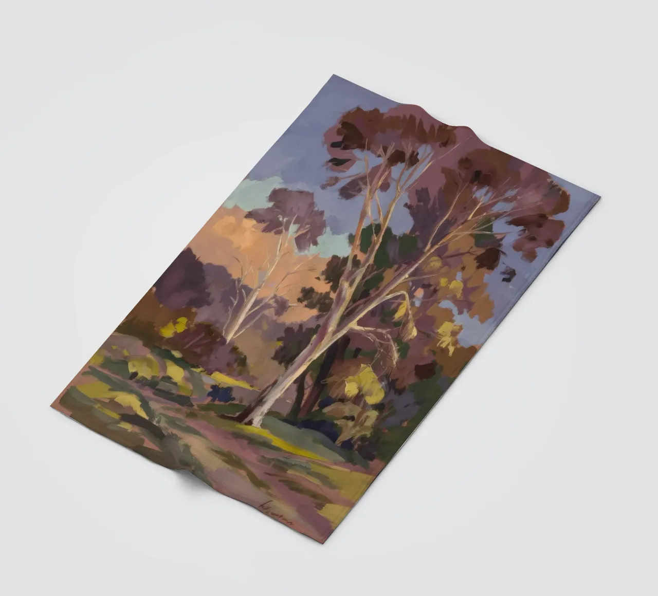 Eucalyptus Grove Haze coperta in pile da Radiance Landscape