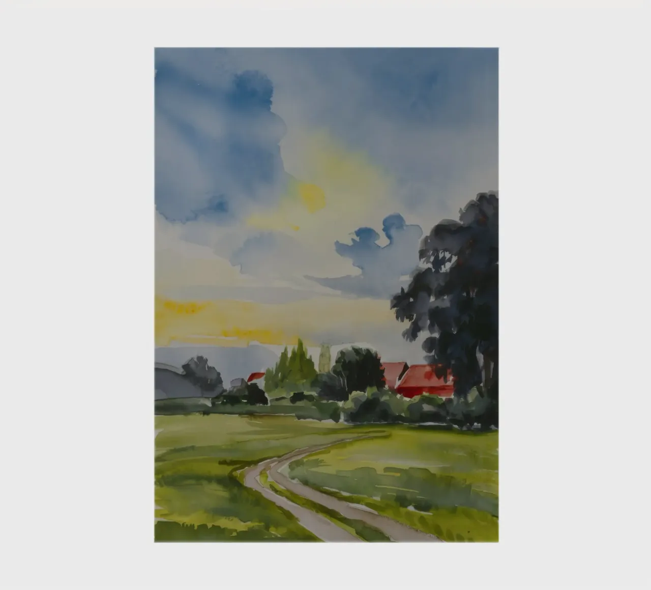 Rural Path Twilight notebook by Lush Essence