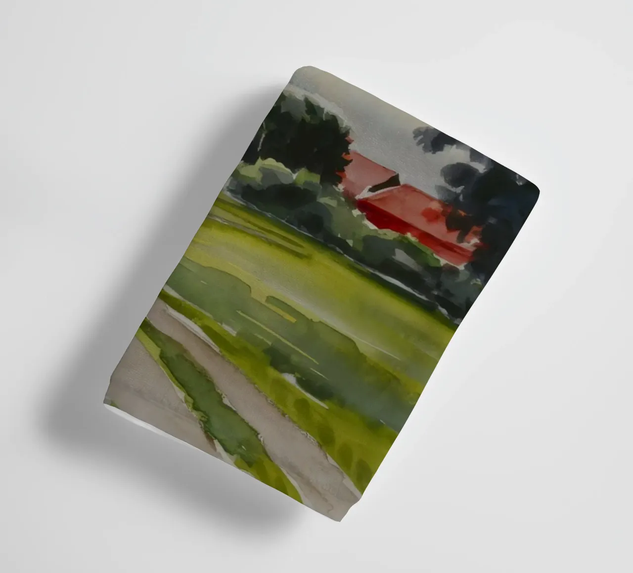 Rural Path Twilight towel by Lush Essence