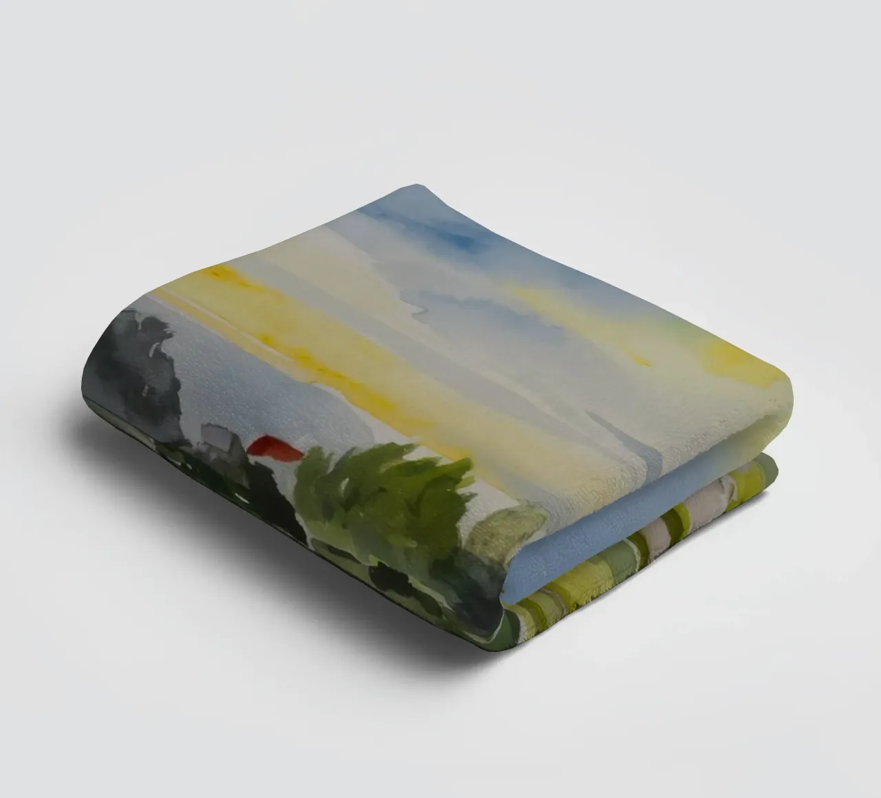 Rural Path Twilight towel by Lush Essence