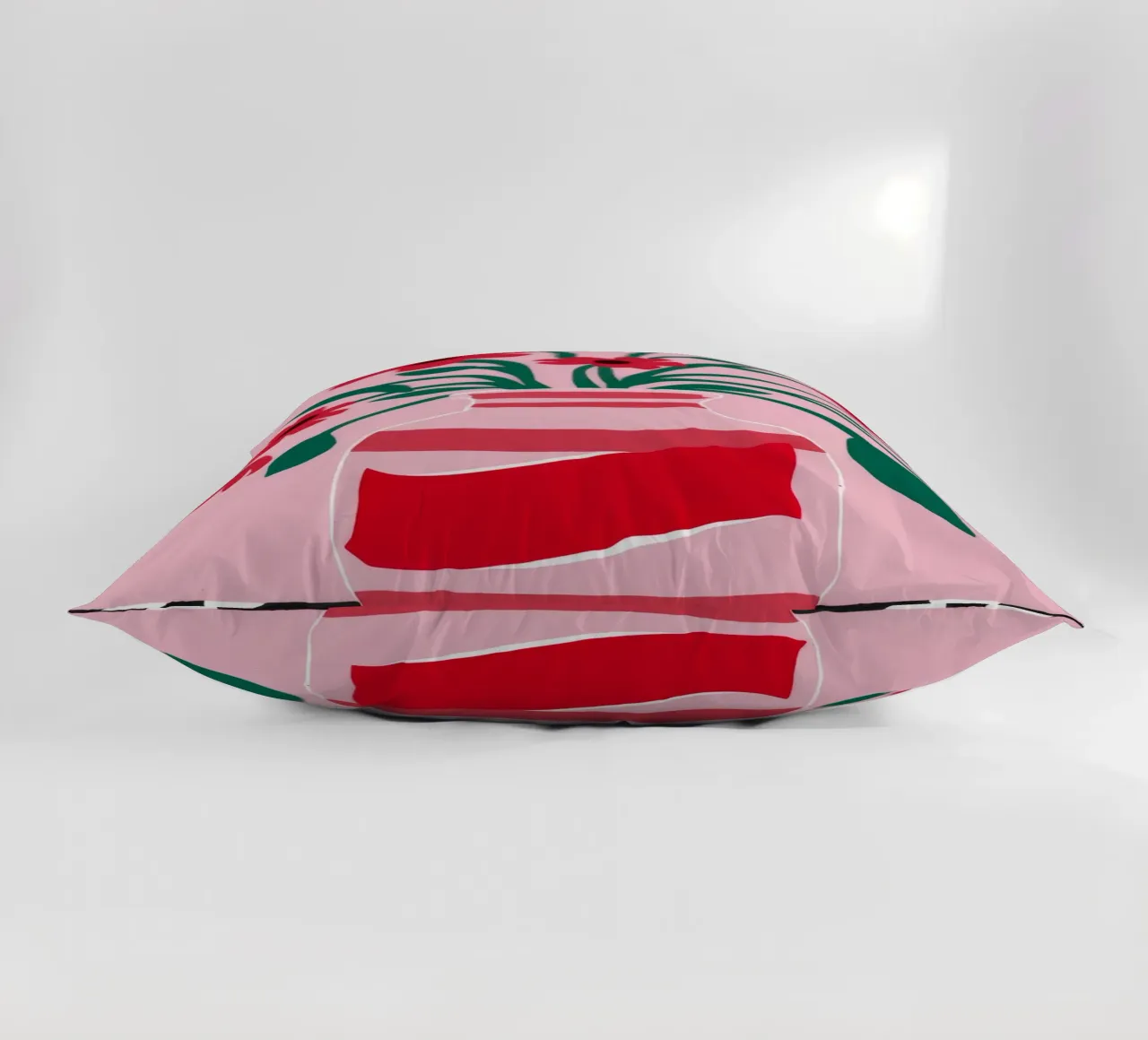 Etichetta cremisi Pop cuscino da Moonlite Desire