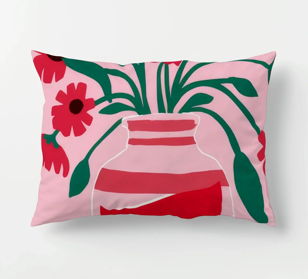 Etichetta cremisi Pop cuscino da Moonlite Desire