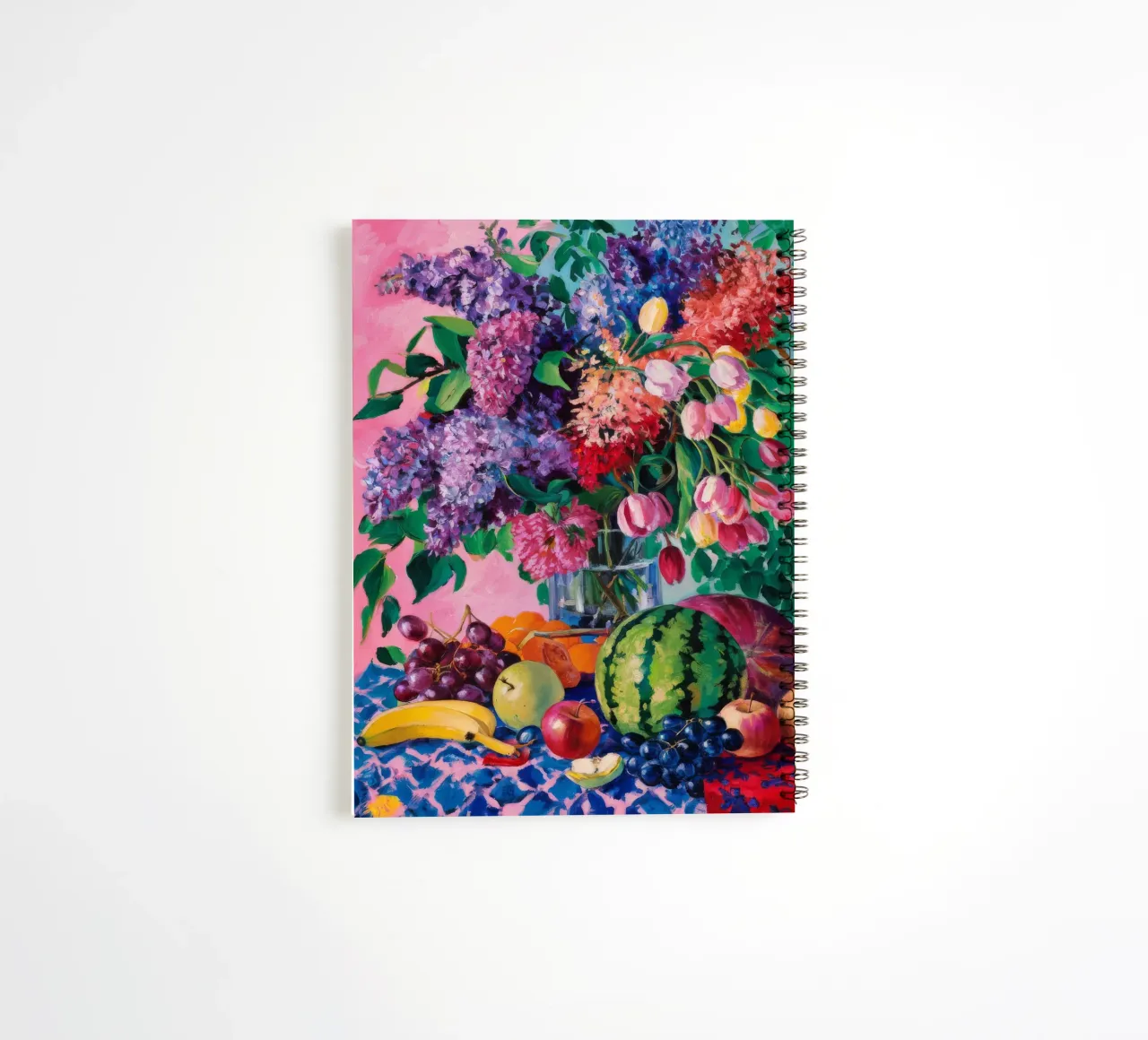 Lilac Fruit Medley spiral notebook by Lush Essence