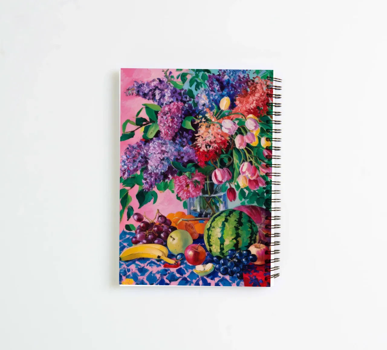 Lilac Fruit Medley spiral notebook by Lush Essence