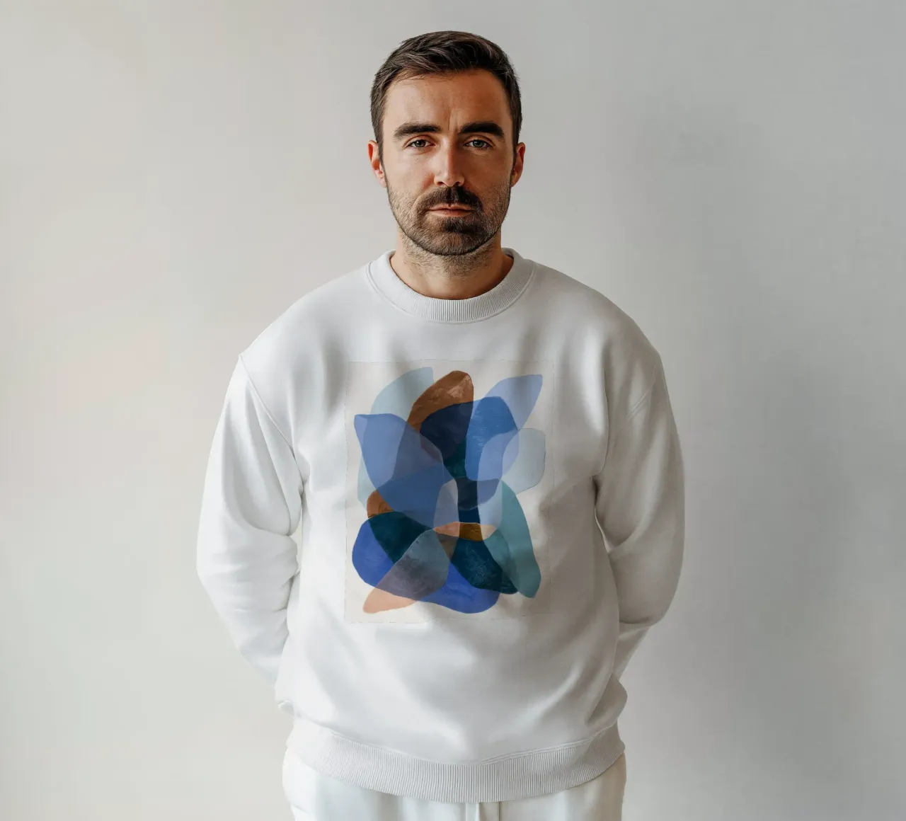 Azuur omber sluier sweatshirt van Vivid Reverie