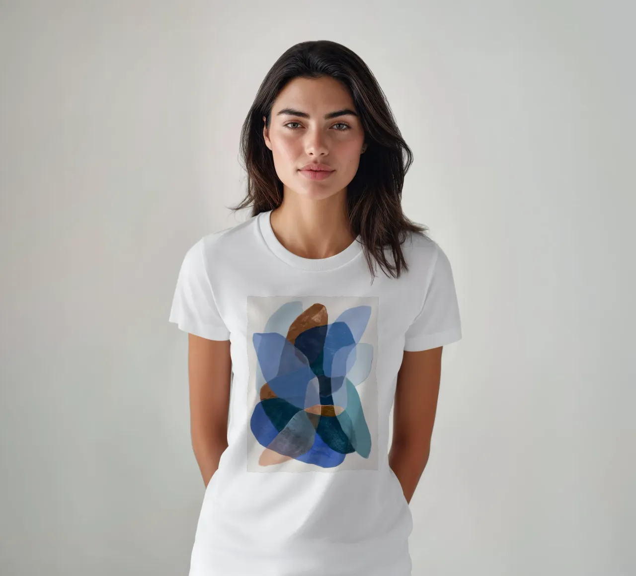 Azure Umber Veil t-shirt by Vivid Reverie