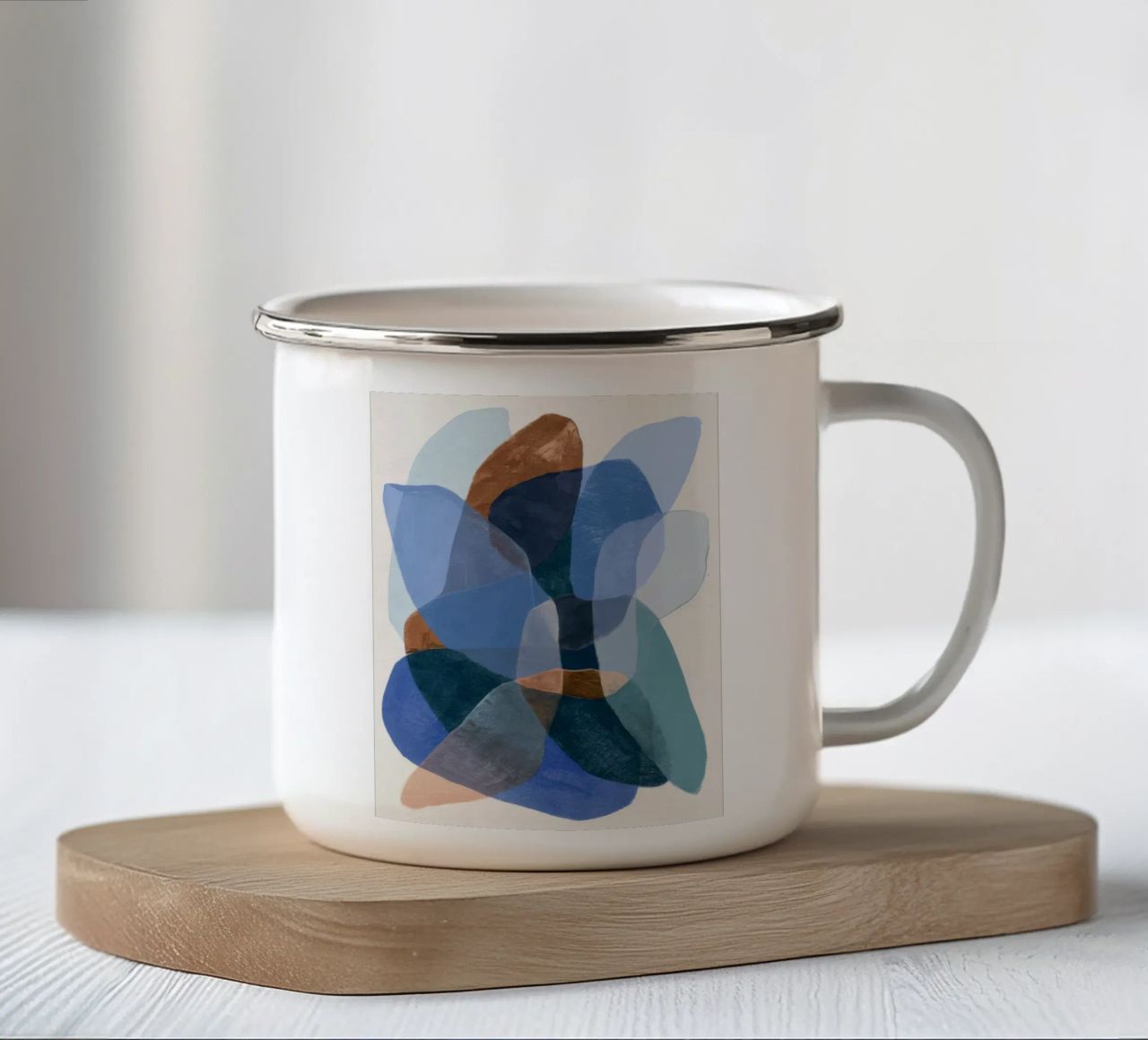 Velo d'argento tazza in smalto da Vivid Reverie