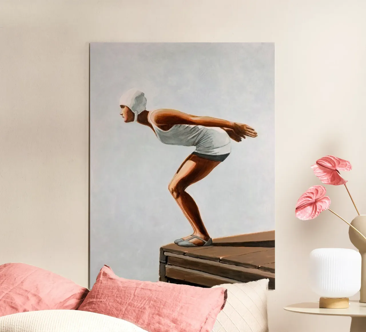 Sarah Morrissette George Hoyningen Huene I poster con telaio in legno da Rachelwhell