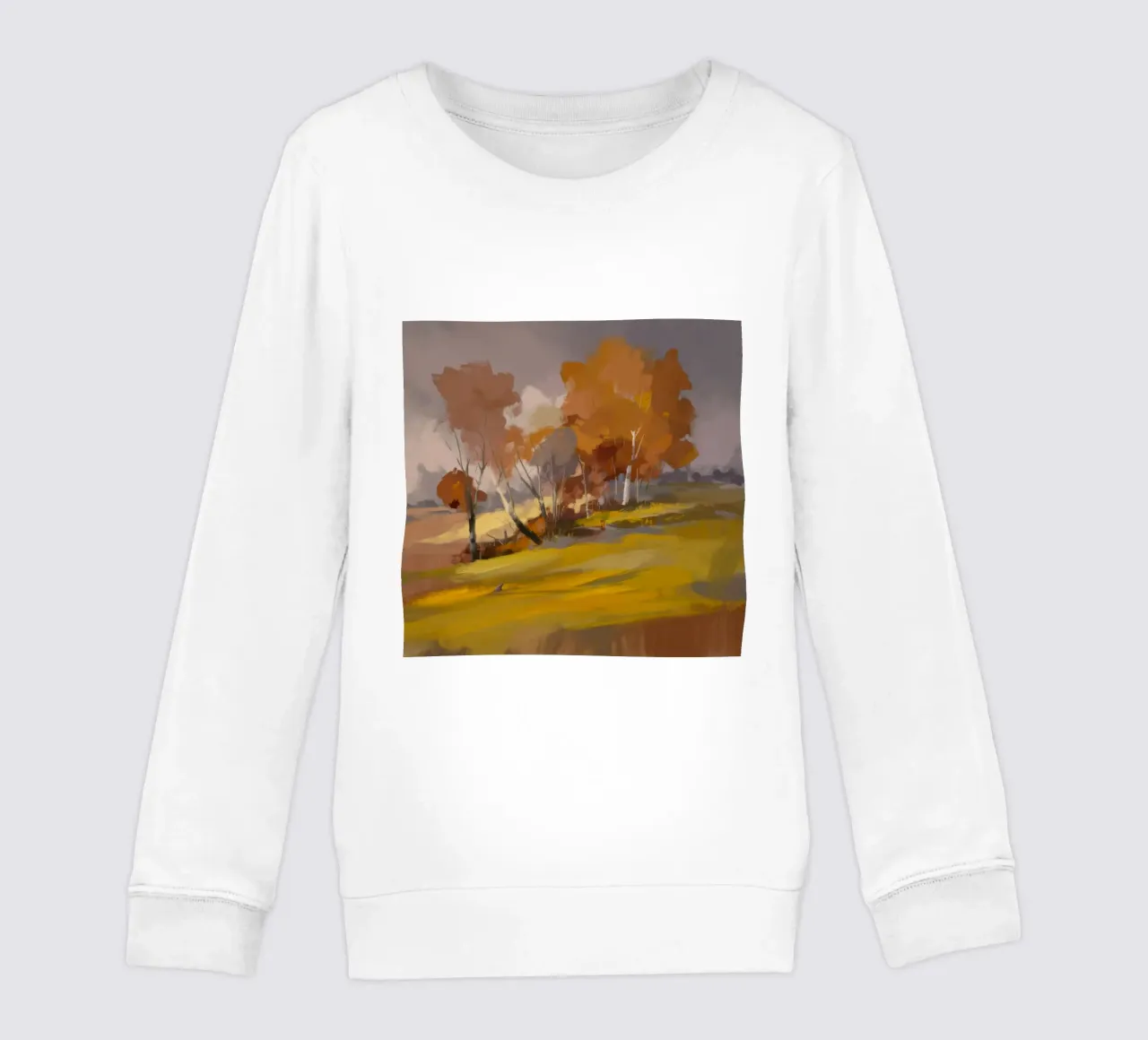Sentiero forestale d'autunno felpa bambino da Radiance Landscape