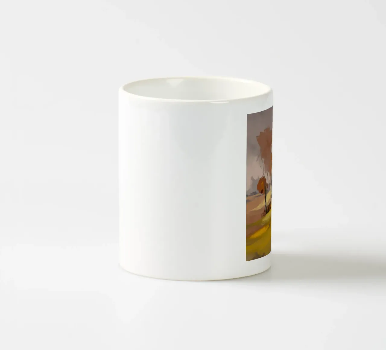 Sentiero forestale d'autunno tazza in ceramica da Radiance Landscape
