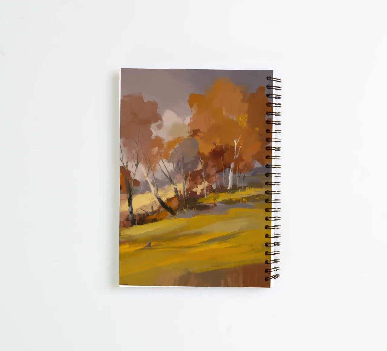 Autumn Forest Path spiral notebook by Radiance Landscape