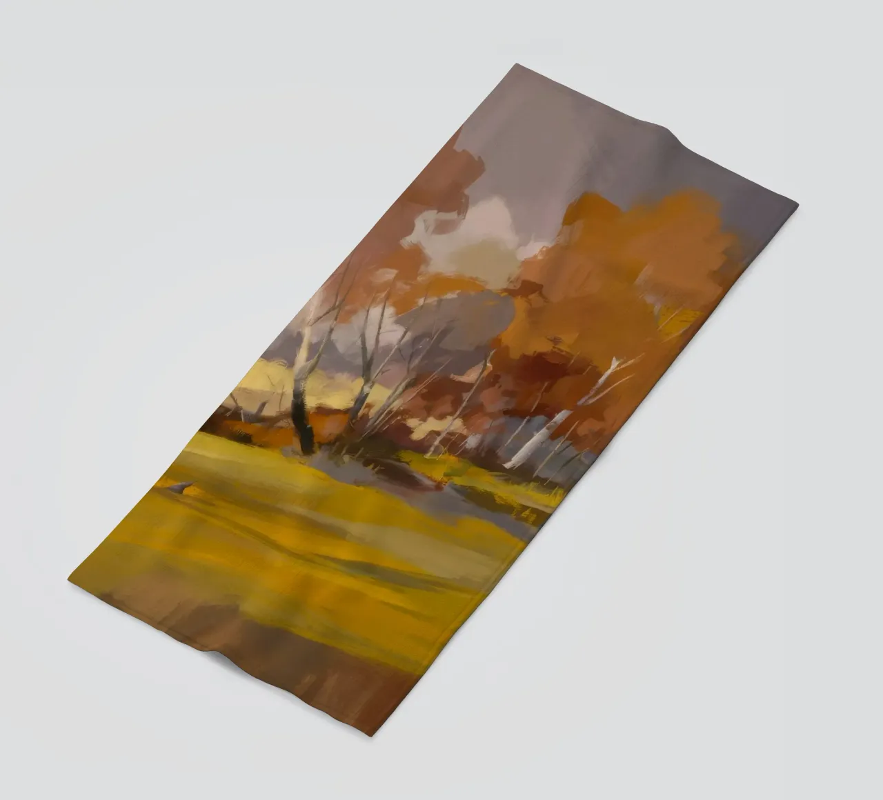 Sentiero forestale d'autunno telo mare da Radiance Landscape