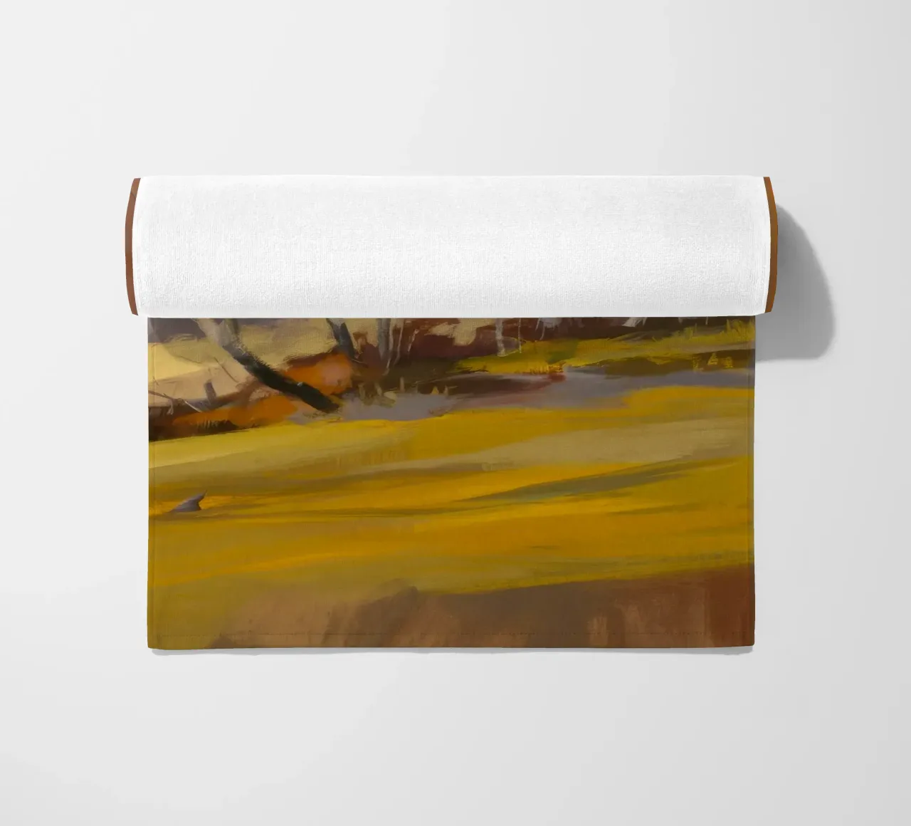 Sentiero forestale d'autunno telo mare da Radiance Landscape