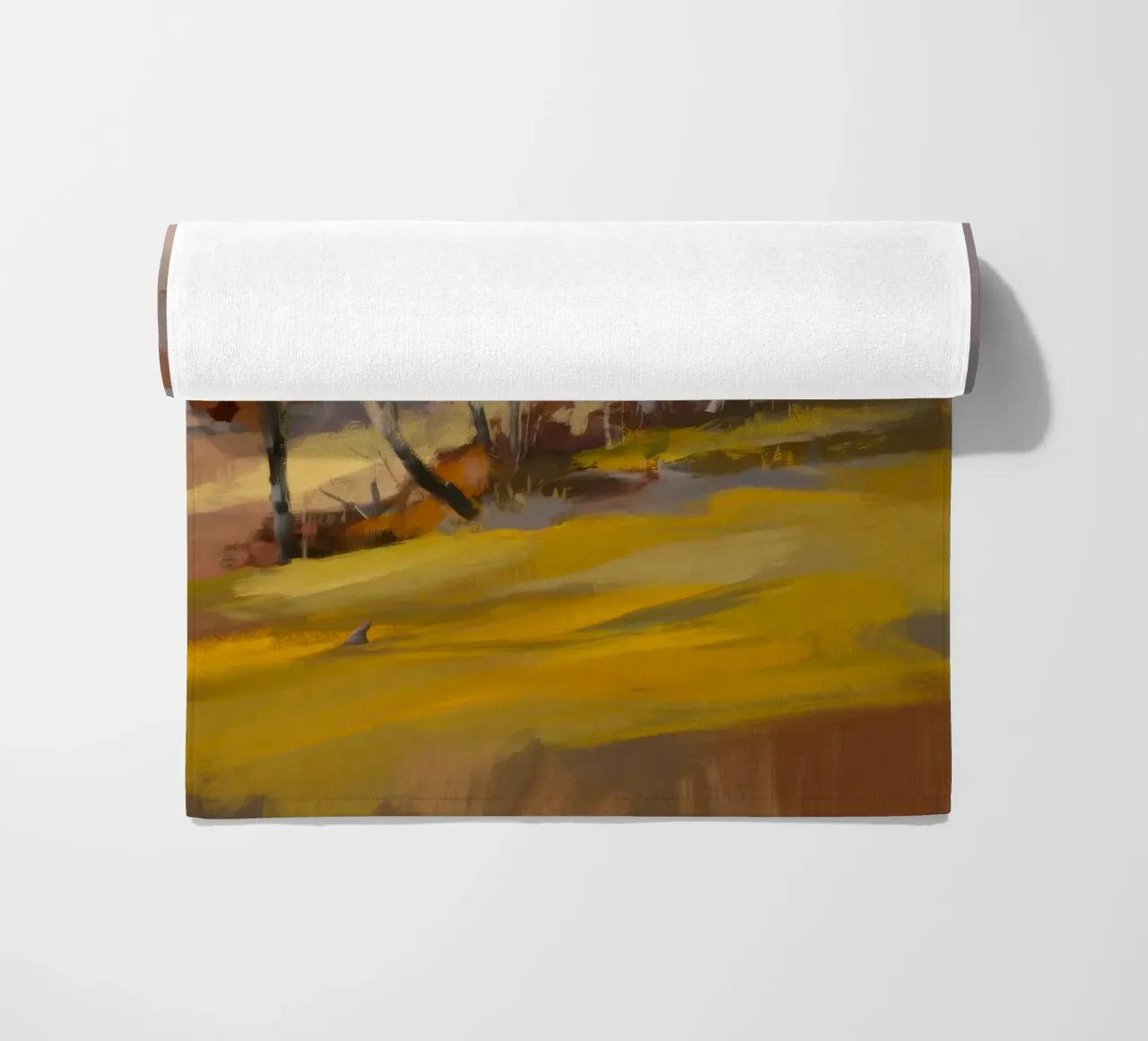 Sentiero forestale d'autunno telo mare da Radiance Landscape